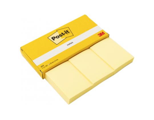 Viestilaput 38x51 Post-it 653 keltainen 3kpl/pkt