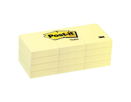 Viestilaput 38x51 Post-it 653 keltainen 3kpl/pkt