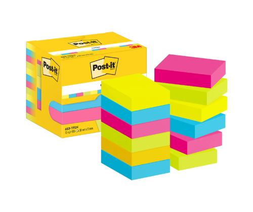 Viestilappu 38x51 Post-it 653EN 12kpl/pkt