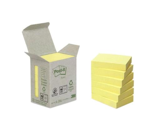 Viestilaput 38x51 Post-it 653 ekologinen keltainen 6/pkt