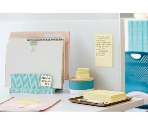 Viestilappukuutio 47,6x47,6mm Post-it 12x90l yellow