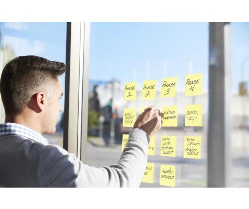 Viestilappukuutio 47,6x47,6mm Post-it 12x90l yellow