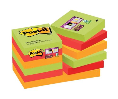 Viestilappukuutio 51x51 Post-it Super Sticky Marrakesh