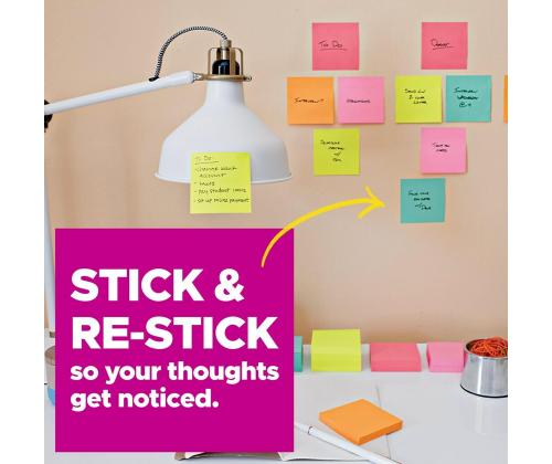 Viestilappukuutio 51x51 Post-it Super Sticky Marrakesh