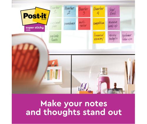 Viestilappukuutio 47,6x47,6mm Post-it 12x90l Playful