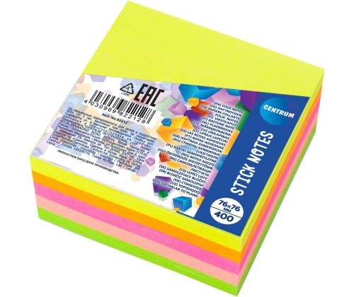 Viestilappukuutio 76x76 Sticky Notes neonvärit