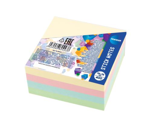 Viestilaput 76x76 Centrum pastelli 4väri  100arkkia