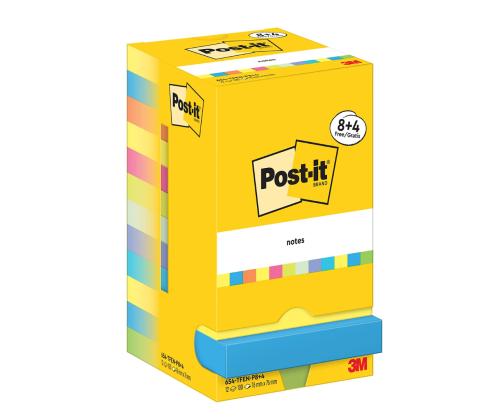 Viestilappu 76x76 Post-it 654EN 6kpl/pkt