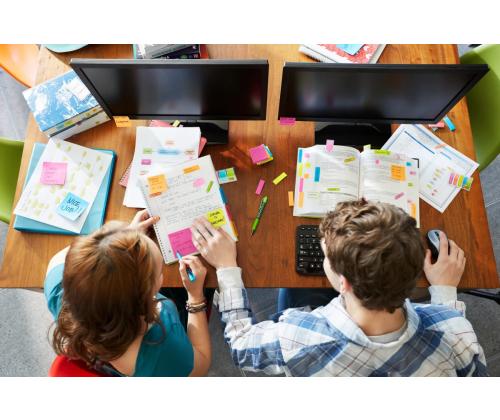 Viestilaput 76x76 Post-it 654 neonkeltainen