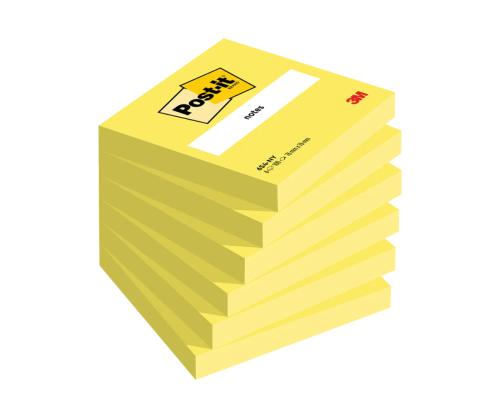 Viestilaput 76x76 Post-it 654 neonkeltainen