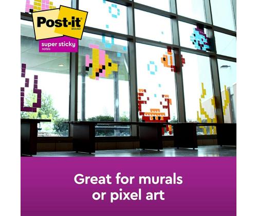 Viestilaput 76x76 Post-it 654 neonoranssi