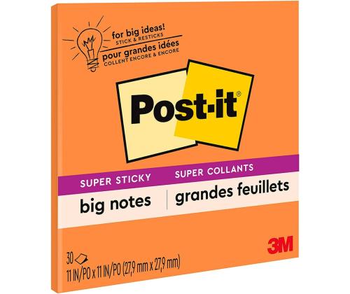 Viestilaput 76x76 Post-it 654 neonoranssi