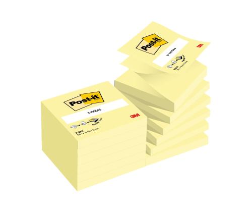 Viestilaput 76x76 Post-it 654 keltainen x 6 kpl