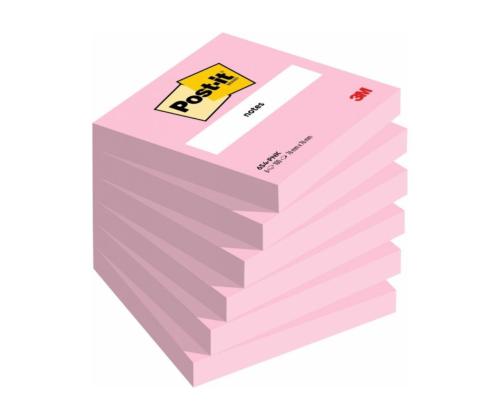 Viestilaput 76x76 Post-it 654 Poppy pinkki 6x100