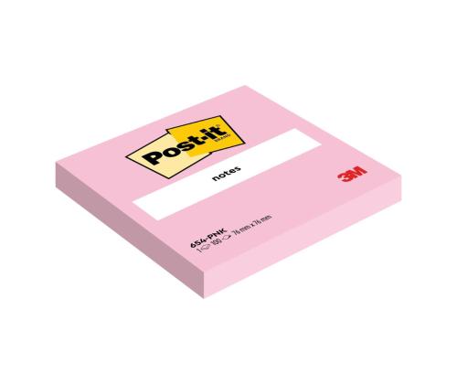 Viestilaput 76x76 Post-it 654 Poppy pinkki 6x100