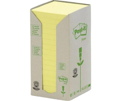 Viestilappu 76x76 654RP keltaiset 6kpl/pkt