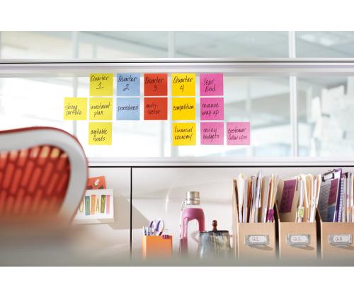 Viestilaput 76x76 Post-it 654 neonoranssi