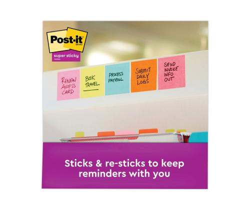 Viestilappu 76x76 Post-it R330 Neon