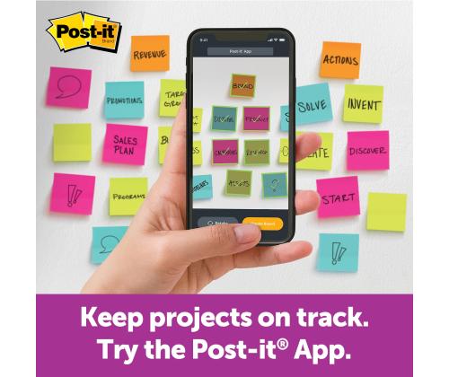 Viestilappu 76x76 Post-it R330 Neon