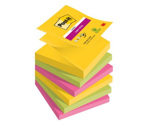 Viestilappu 76x76 Post-it R330 Super Sticky 6x90 Carnival