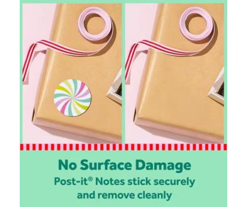 Post-it® Jingle Notes 50 arkkia/lehtiö karkkipyörre