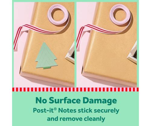 Post-it® Jingle Notes 50 arkkia/lehtiö, kuusi