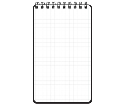 Muistilehtiö kierresidottu A6 MEMO neliön värivalikoima 60 sivua