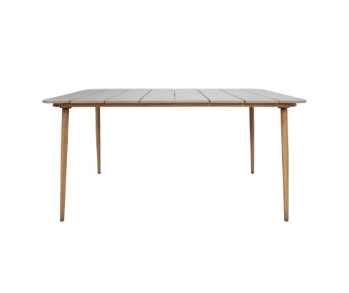 Pöytä NORWAY 147x90xH73cm, beige, alumiini