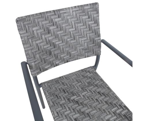 Tuoli CHEMNITZ harmaa, 54x58xH86cm, alumiini