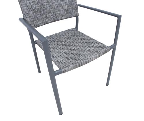 Tuoli CHEMNITZ harmaa, 54x58xH86cm, alumiini