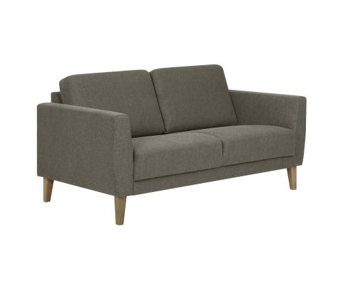 Sohva LANDO 2-istuttava, tumma beige, 158x89xH80cm