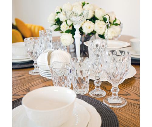 Juomalasi korkea CORAL 350ml, D7,2xK12,5cm, läpinäkyvä