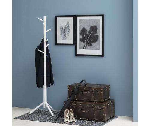 Lattiateline BREMEN 51x45xH176cm, 8-teline, valkoinen