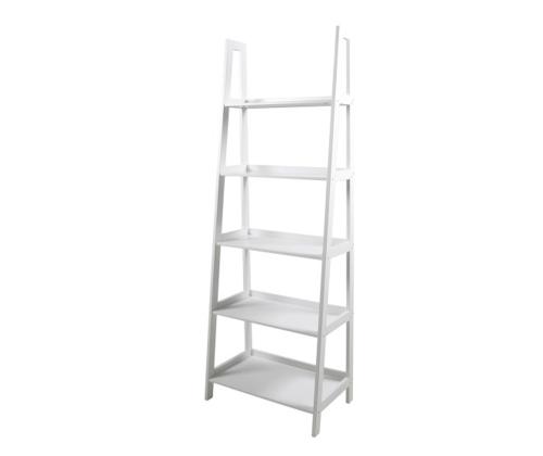 Hylly WALLY 63x40xH180cm, valkoinen, lakattu