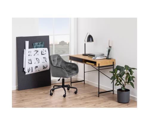 Kirjutuslaud ANGUS 110x50xH75cm, tamm, melamiin, metalli