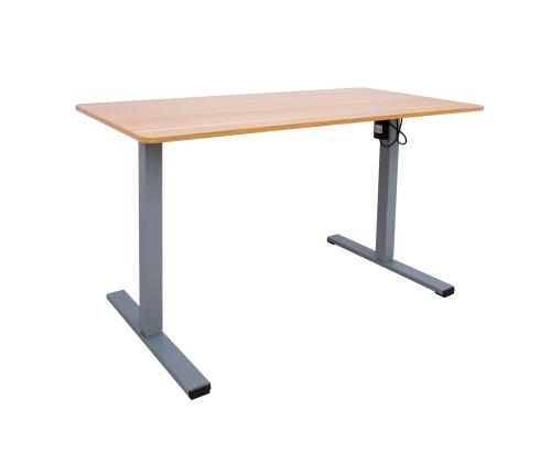 Säädettävä pöytä ERGO OPTIMAL 1 moottorilla 120x60cm, tammi