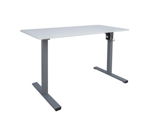 Säädettävä pöytä ERGO OPTIMAL 1 moottorilla 120x60cm, valkoinen