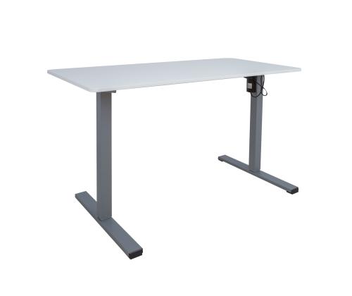 Säädettävä pöytä ERGO OPTIMAL 1 moottorilla 120x60cm, valkoinen