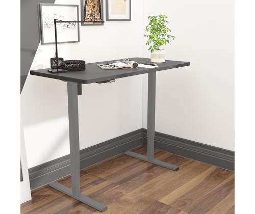 Säädettävä pöytä ERGO OPTIMAL 1 moottorilla 120x60cm, musta