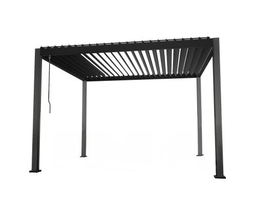 Katos MIRADOR 3x4xH2,5m, tekstiiliseinät, tummanharmaa