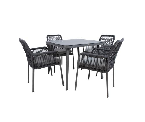 Puutarhakalusteet setti HELA pöytä ja 4 tuolia