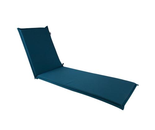 Lepotuolin päällinen SUMMER 55x190x5cm, tummansininen, 100% polyesteri