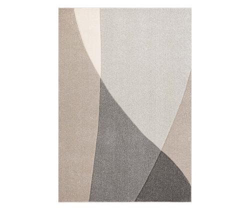 Matto DIXIE CARVED-4, 100x150cm, harmaa/beige