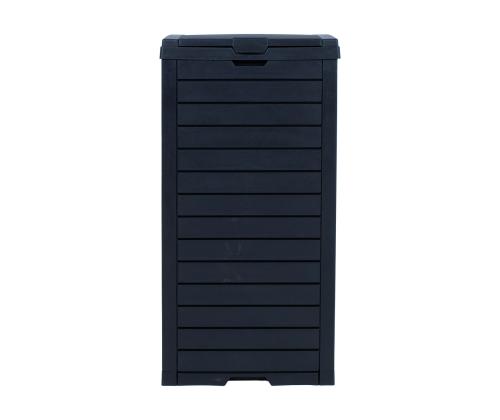 Roskakori GALA 41x41xH86cm/118L, musta muovi