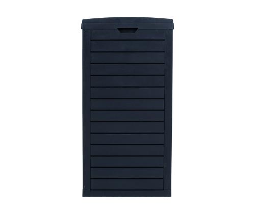 Roskakori GALA 41x41xH86cm/118L, musta muovi