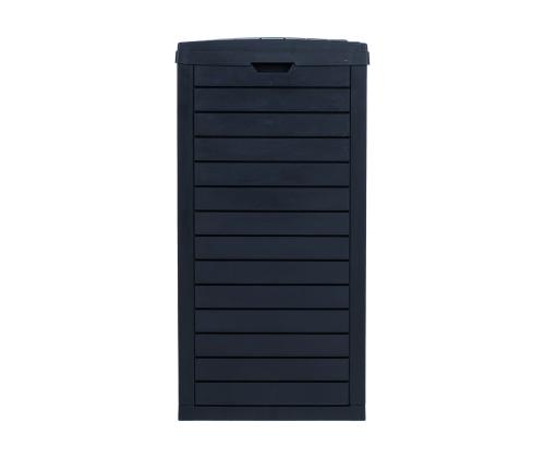 Roskakori GALA 78x41xH86cm/230L, musta muovi