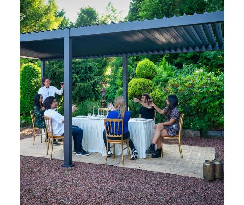 Katos MIRADOR 3x6xH2,5m, tummanharmaa