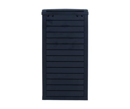 Roskakori GALA 41x41xH86cm/118L, musta muovi