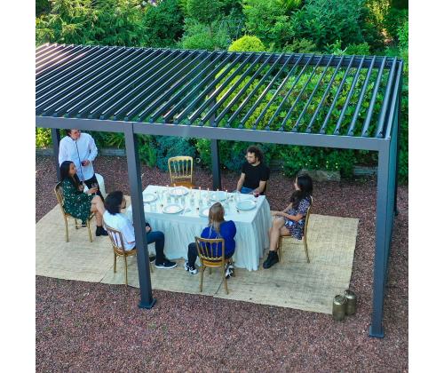 Katos MIRADOR 3x6xH2,5m, tummanharmaa