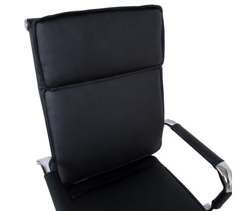 Työtuoli ULTRA 54,5x60xK106,5-116,5cm, musta keinonahkainen nahka
